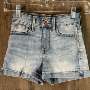 Levi's Light Blue Jean Shorts